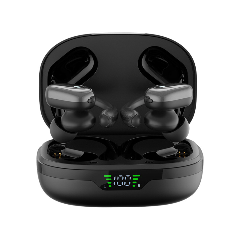 High-performance Bluetooth 5.3 sport earbuds with mic, 75-hour battery, perfect for active users.