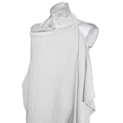 Unisex cotton nursing cover apron, breathable and adjustable, perfect for new mom parenting