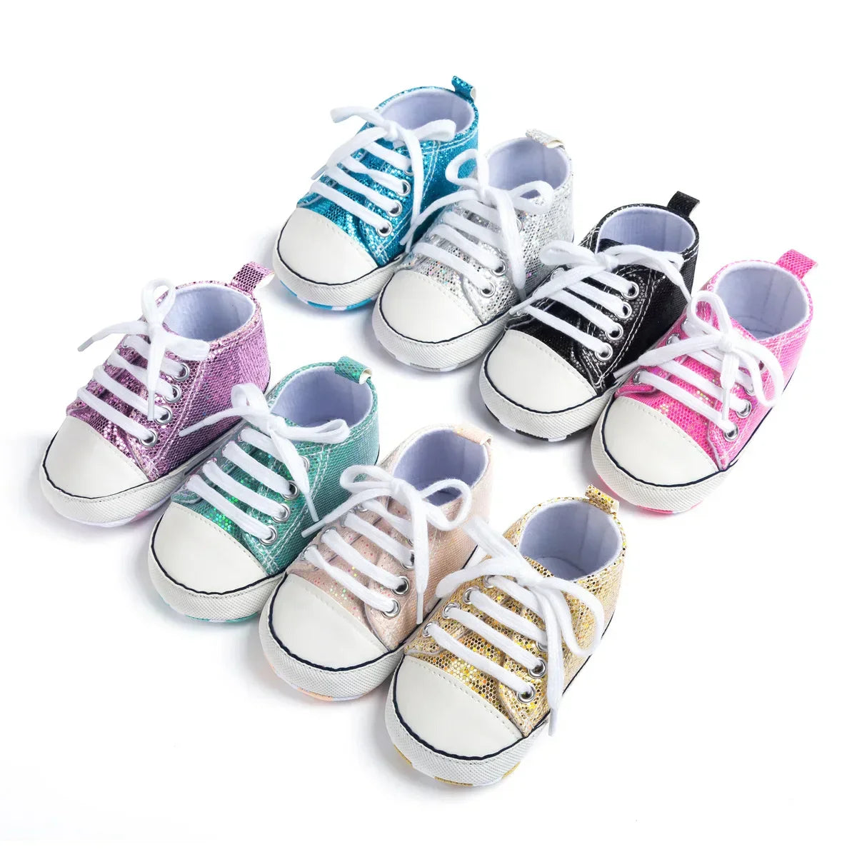 Toddler sneakers, breathable mesh, flexible sole, ideal for first walkers