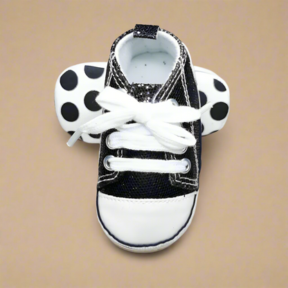 Baby first walker shoes with reinforced toe for durability, flexible sole