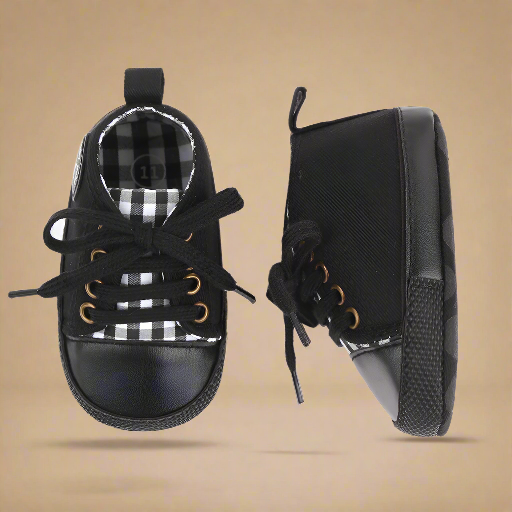 Breathable first walker shoes for infants, ensuring comfort and stability