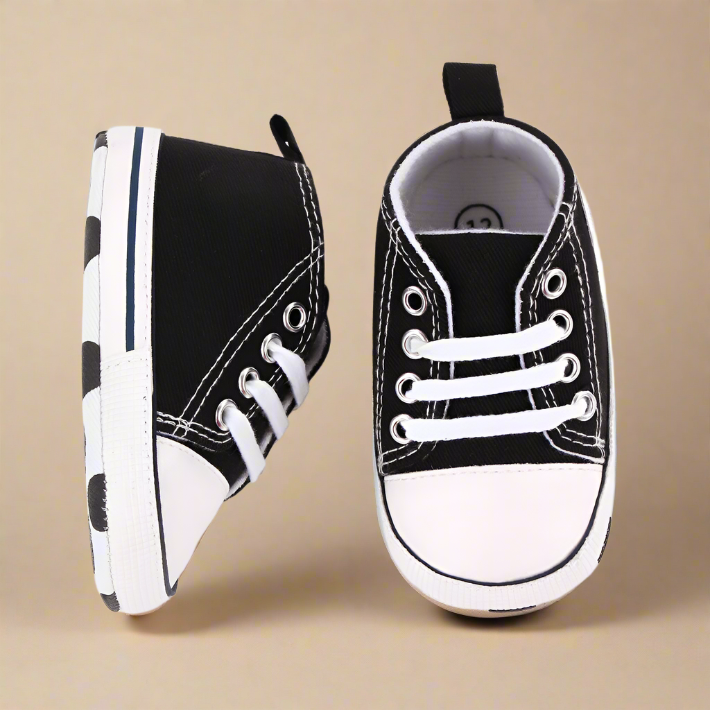 Soft sole first walker shoes for babies, lightweight and comfortable design