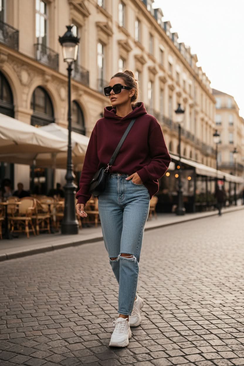 Comfortable unisex pullover hoodie, perfect for athleisure & everyday wear.
