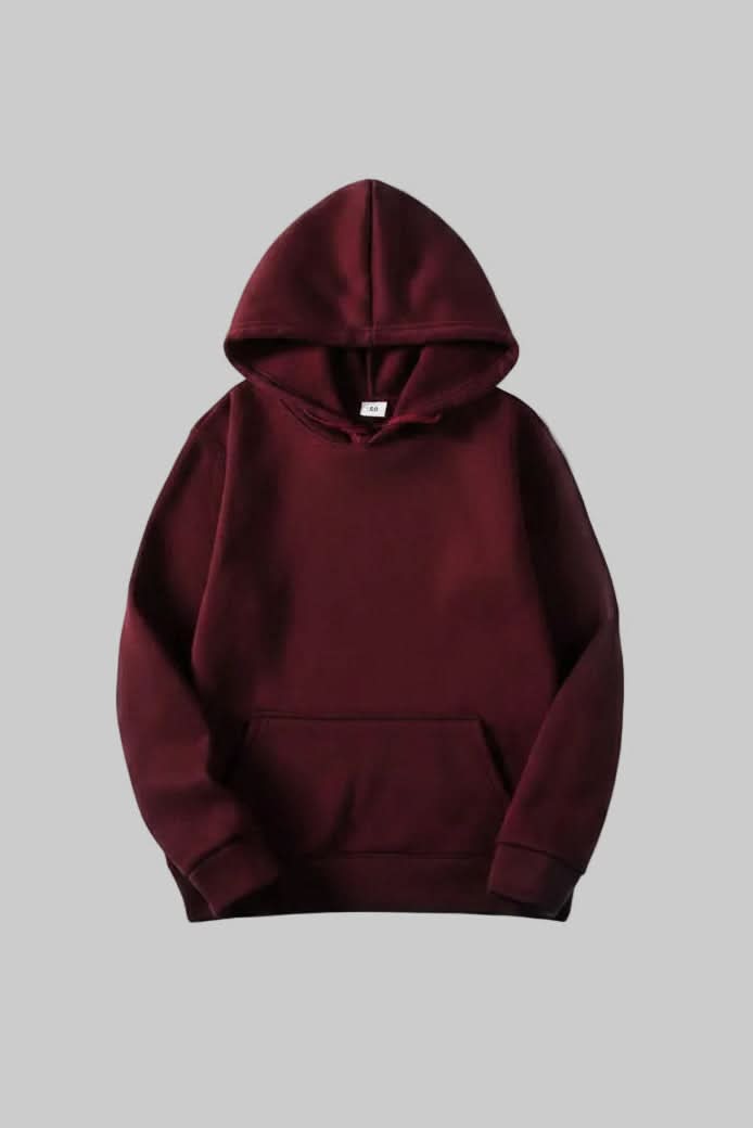 Casual unisex hooded sweatshirt, perfect for relaxing or an active layered look.