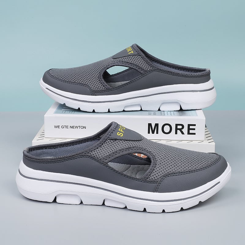 Lightweight slip-on comfort shoes for men & women. Breathable fabric & wide toe box.
