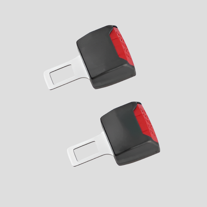 Black unisex car seat belt extender, improving safety & comfort for all passengers during car travel.