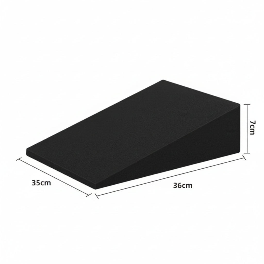 Ergonomic car seat cushion for height & driving comfort, with excellent back and posture support.