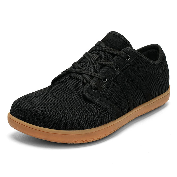 Flexible sole barefoot shoes with wide toe box for natural foot movement & comfort.