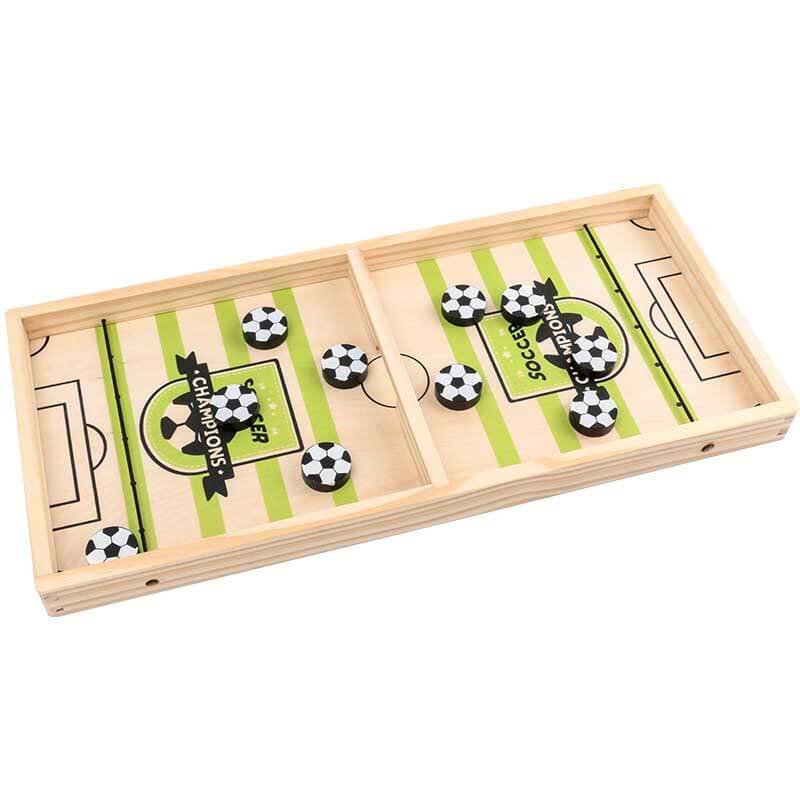 Unisex wooden catapult football board game for kids and adults, exciting family game