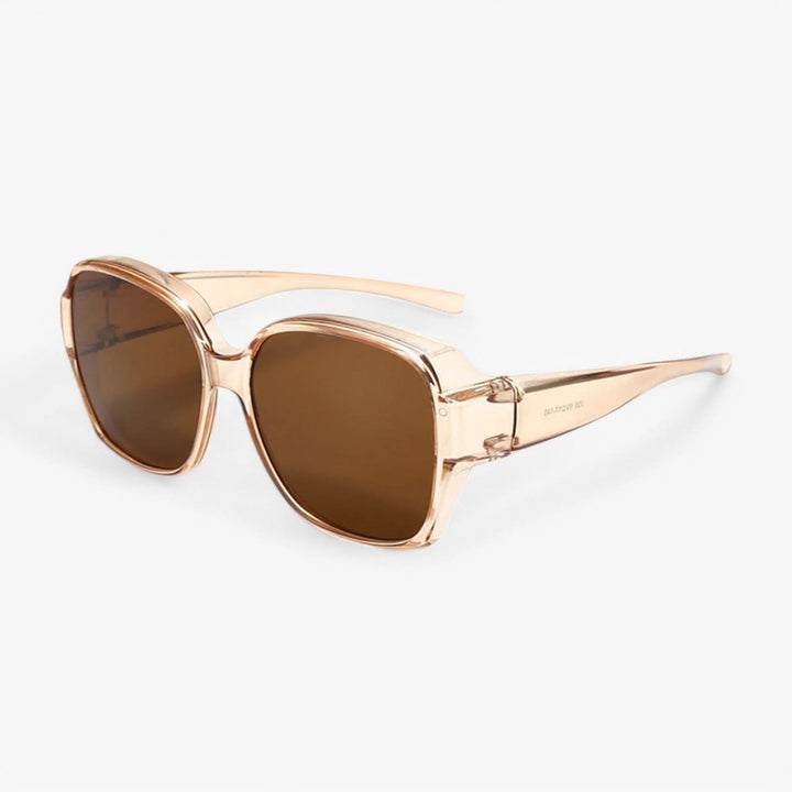Unisex clip-on shades for prescription eyewear, offering essential UV400 protection and glare reduction.