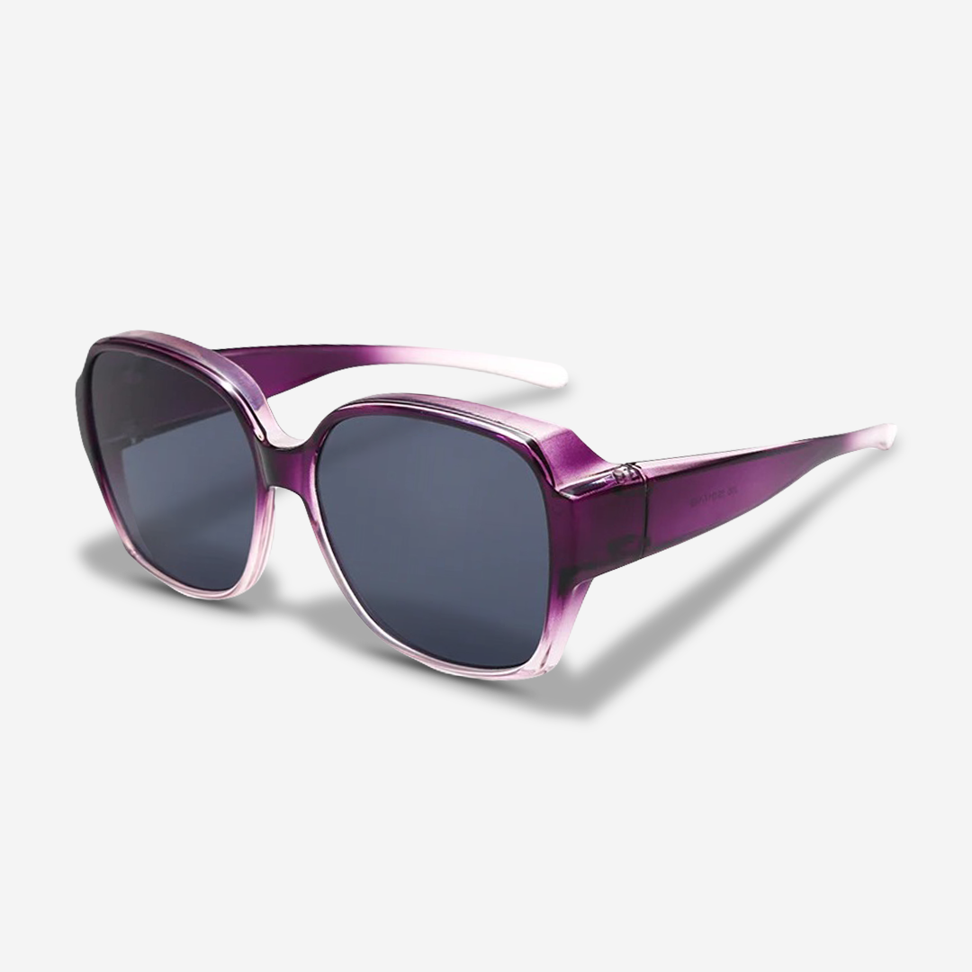 Premium clip-on shades offering strong UV400 protection & glare reduction for your prescription eyewear. Unisex.