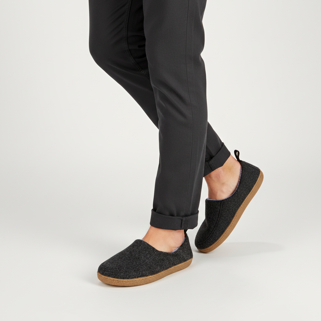 Warm Cloudwalk house shoes with soft lining, providing ultimate comfort for indoor wear.