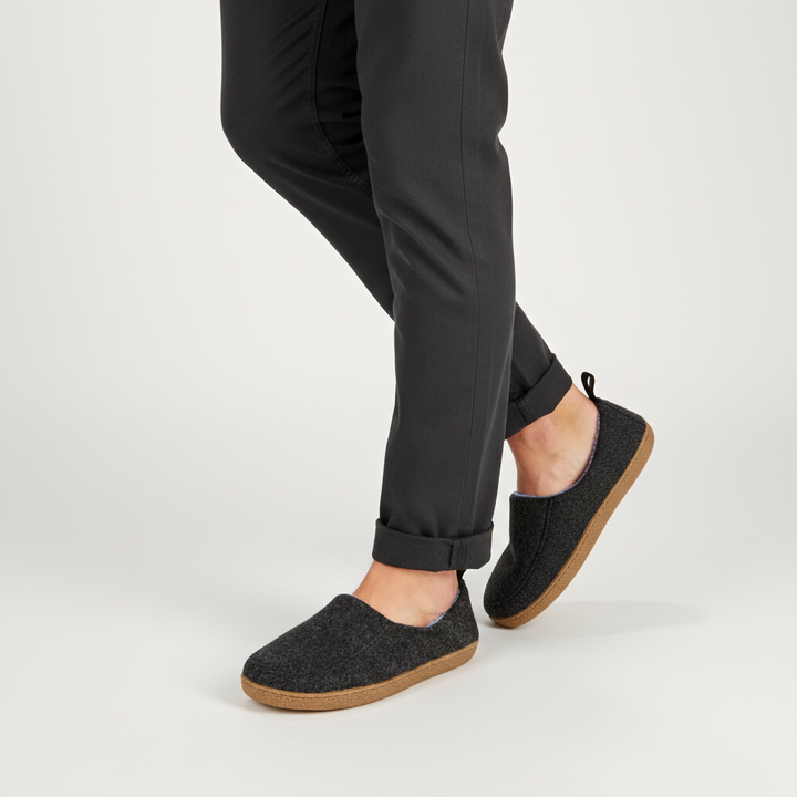 Warm Cloudwalk house shoes with soft lining, providing ultimate comfort for indoor wear.