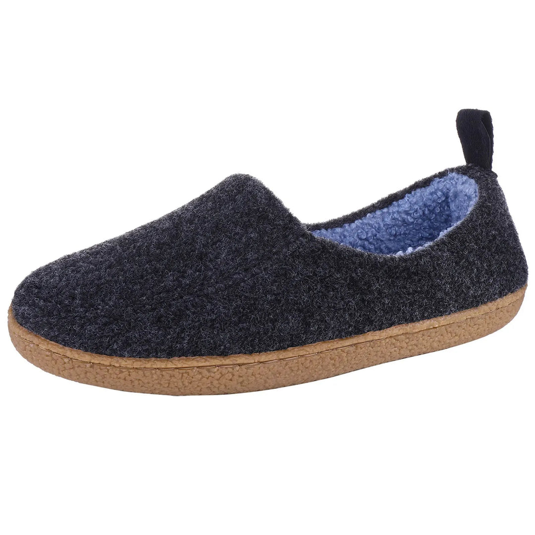 Plush Cloudwalk comfort slippers, designed for cozy indoor relaxation with a flexible, non-slip sole.
