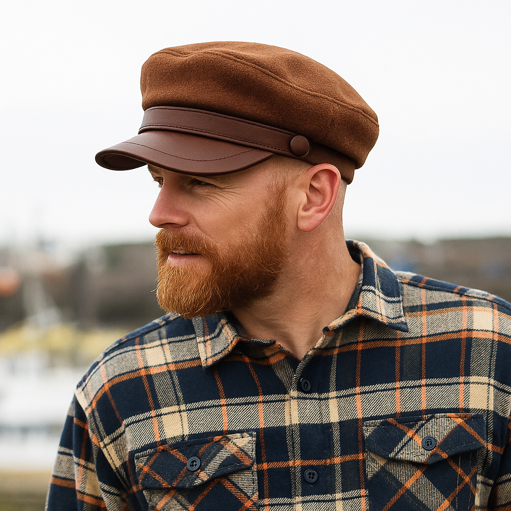 Comfortable & versatile Unisex Coastal Fisherman Cap; a stylish accessory for casual, everyday fashion.