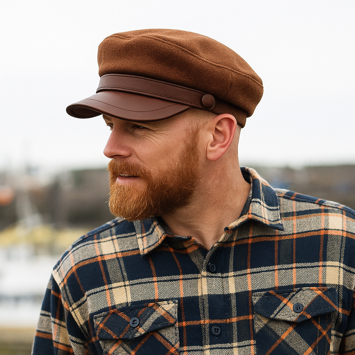 Comfortable & versatile Unisex Coastal Fisherman Cap; a stylish accessory for casual, everyday fashion.