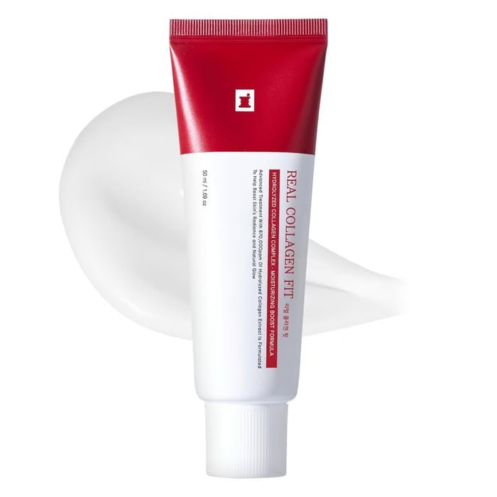 Unisex Collagen Face Cream Mask for hydrating, firming, and anti-aging K-Beauty skincare. Achieve radiant, youthful glow.