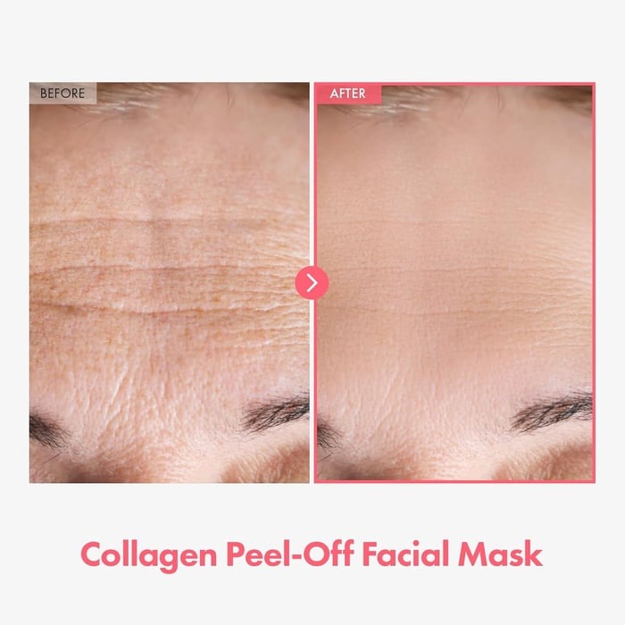 Unisex Collagen Face Mask for youthful, radiant skin. K-Beauty hydrating & anti-aging cream for firming skincare.
