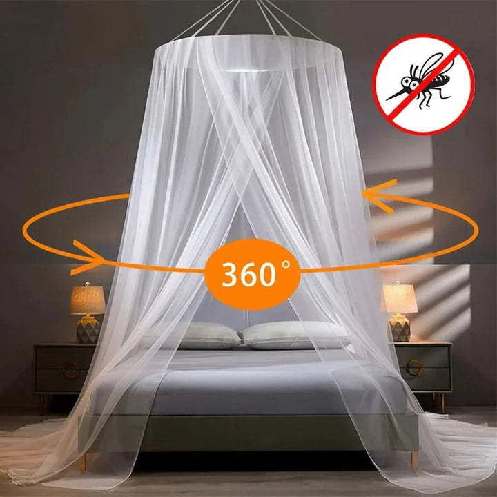 Unisex collapsible mosquito net. Versatile bug protection for adults & kids, great for travel.