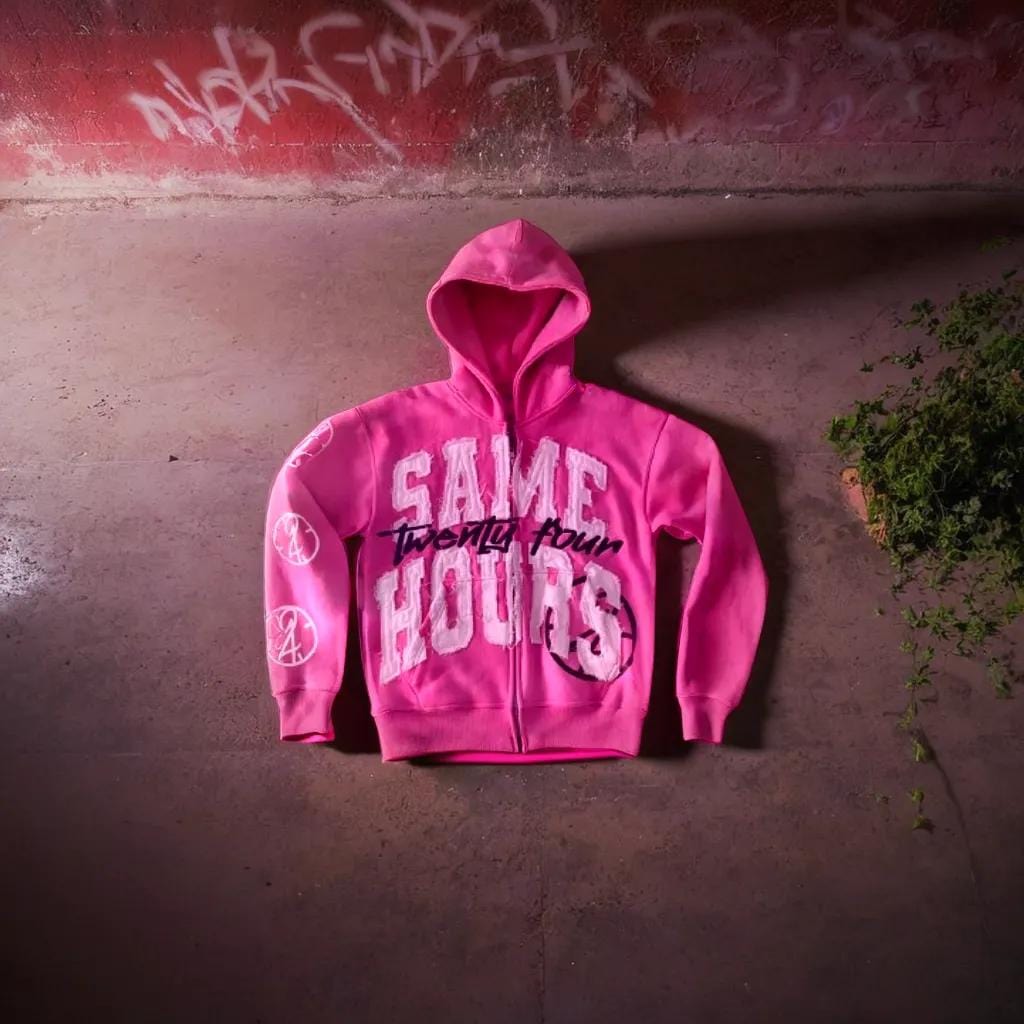 Full zip unisex hoodie with a relaxed fit, a cozy top for versatile casual & active style.
