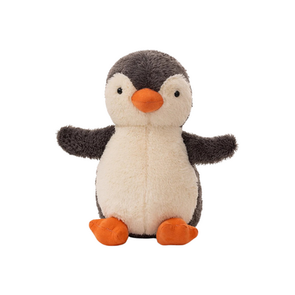 Adorable Penguin Plush Toy, unisex, super soft for cuddling, close-up of face and body