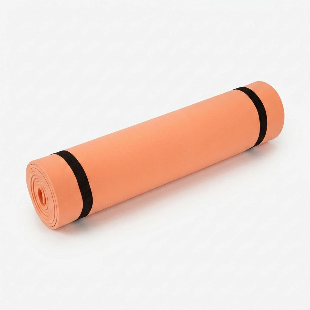 Thick, cushioned exercise mat provides comfort and support for all your workouts. Ideal for yoga & pilates.