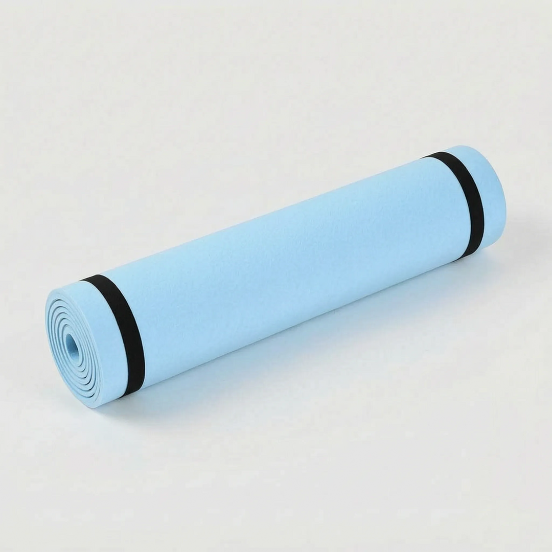 Unisex workout mat with cushioning for effective home gym fitness routines. Perfect for yoga and exercise.