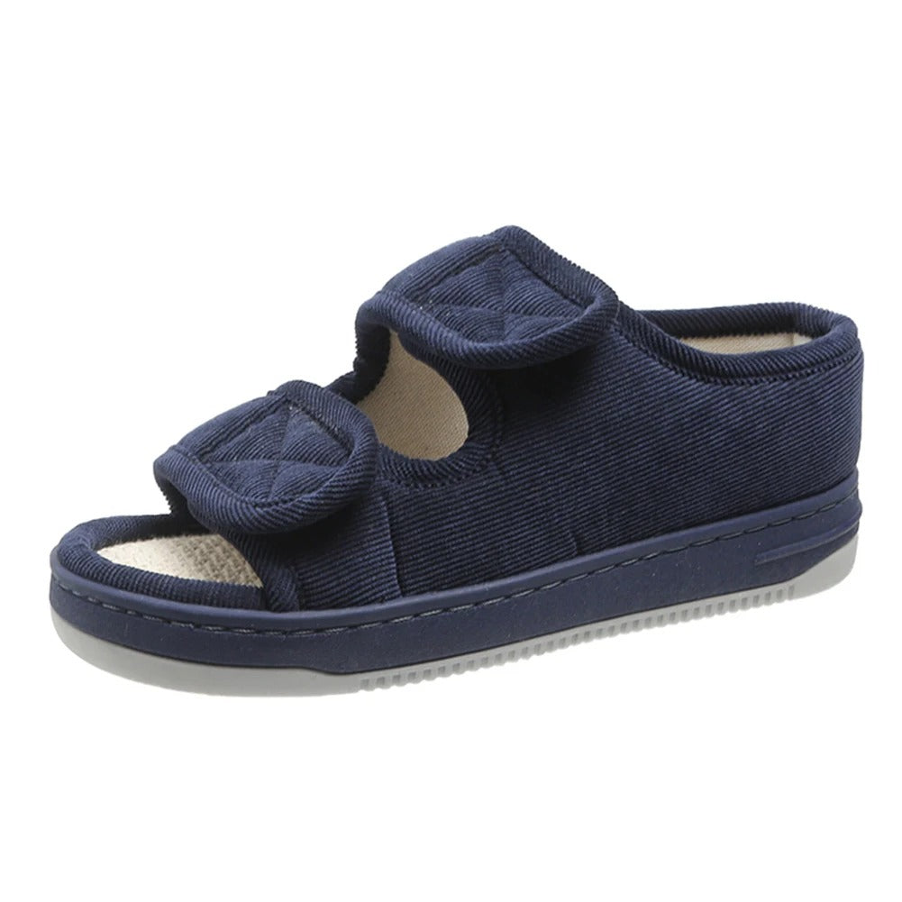 Unisex extra wide comfort sandals, ideal for swollen feet, easy on/off & adjustable.