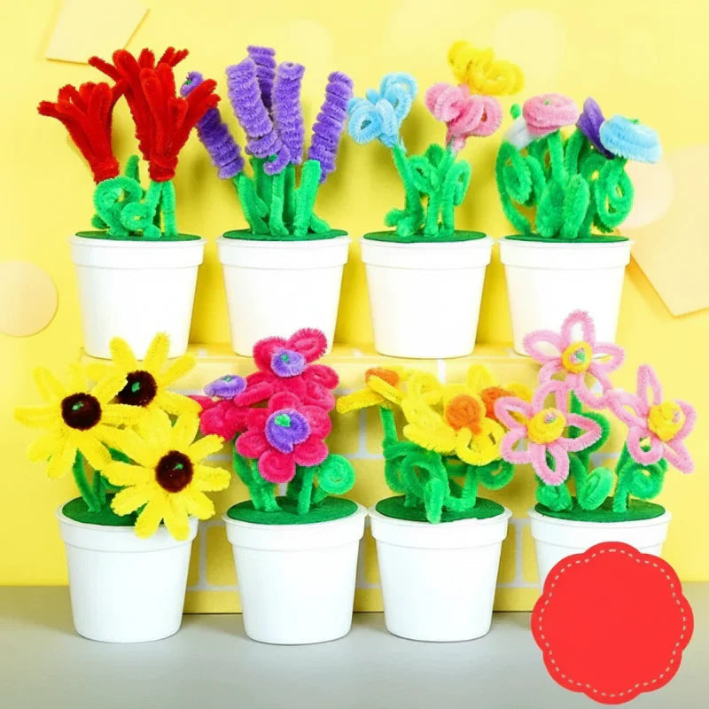 Handmade flowerpot craft kit, promoting stress relief and creative hobby skills