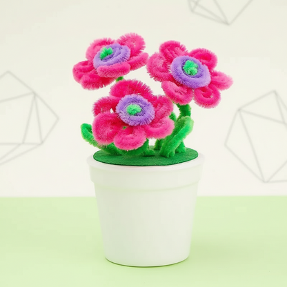 Engaging craft kit: decorate your own flowerpot, great for all ages
