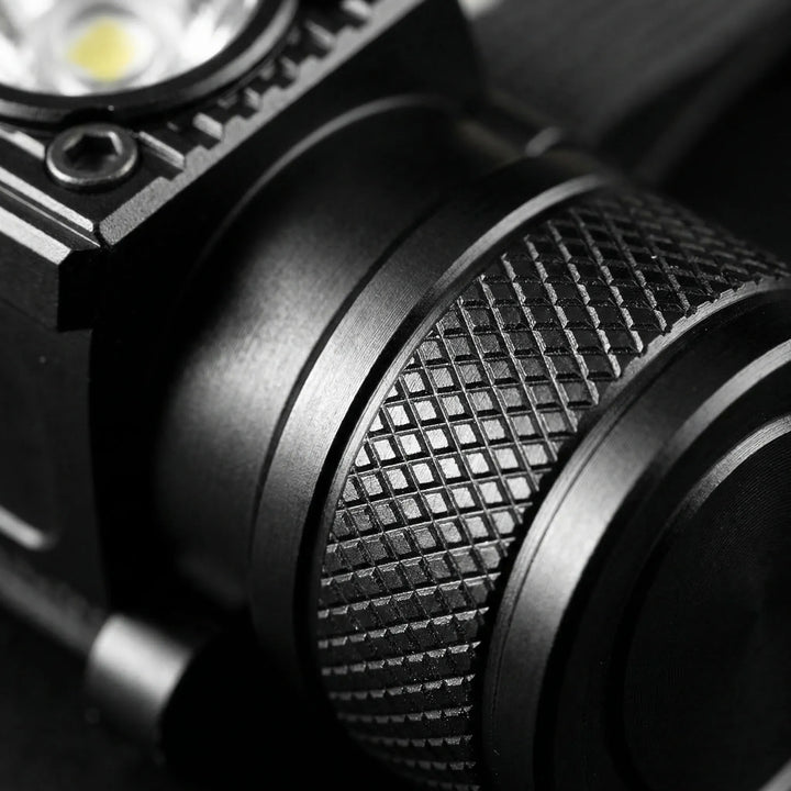 Hands-free dual-LED rechargeable headlamp, perfect for camping, hiking, and fishing. Essential outdoor gear.
