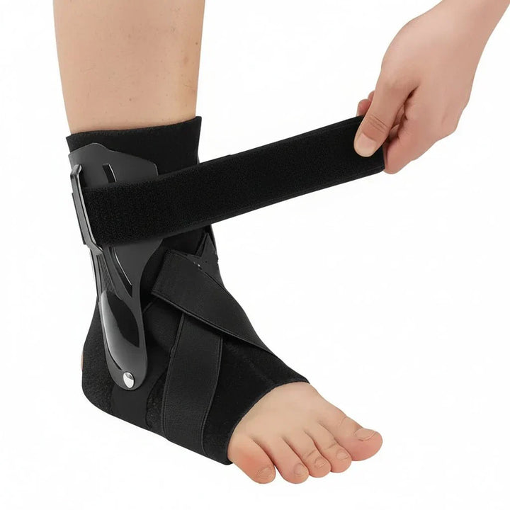 Double stabilizer ankle support for unisex fitness, sports, and joint stability.