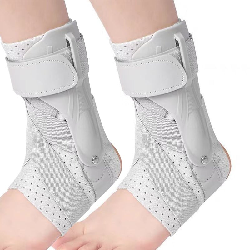 Active unisex ankle support with double stabilizers, perfect for sports & training stability.