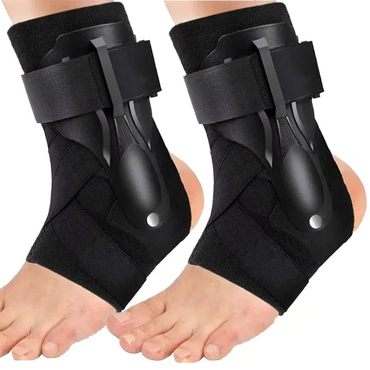 Optimize performance with ergonomic ankle support & double stabilizers for joint stability.
