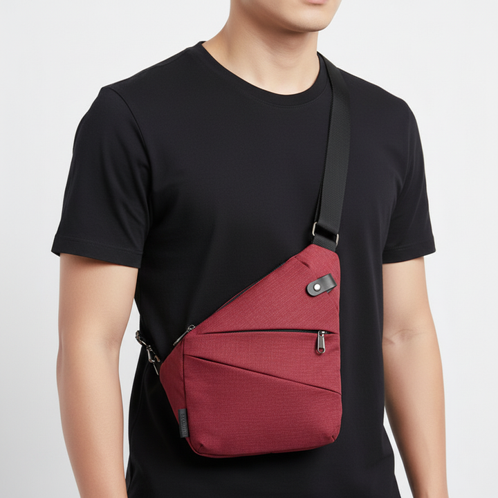 Versatile unisex travel bag, a secure and lightweight ergonomic choice for any journey.