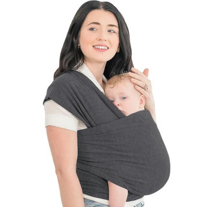 Comfortable and breathable baby carrier for infants, adjustable for a perfect fit, blue