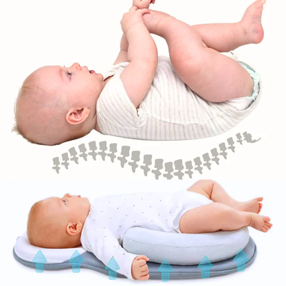 Ergonomic infant sleep nest with adjustable design, providing secure and comforting sleep