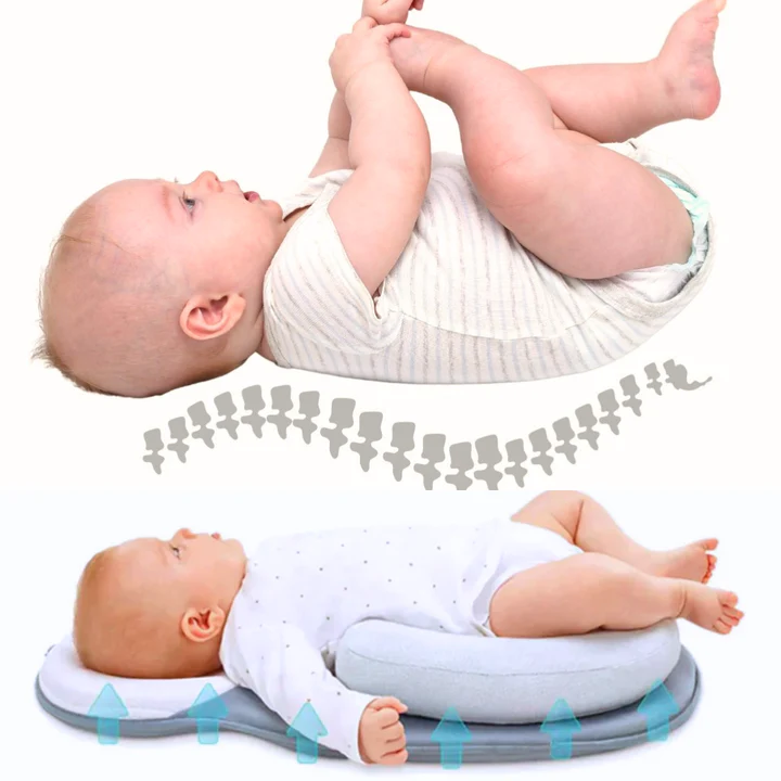 Ergonomic infant sleep nest with adjustable design, providing secure and comforting sleep