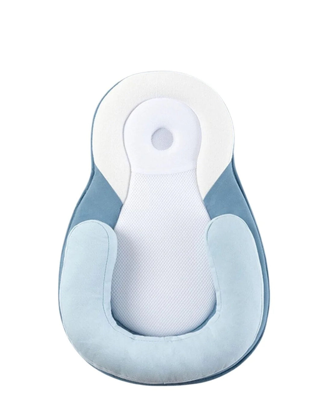Stylish ergonomic baby nest, gender-neutral design, ideal for a modern nursery or living space