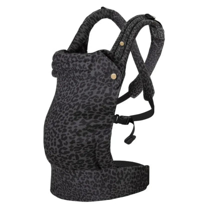 Unisex Mei Tai baby carrier on a white background, highlighting its adjustable features