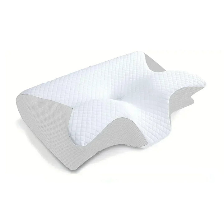 Unisex memory foam cervical pillow, ergonomic design offers versatile neck support for all sleeping positions.