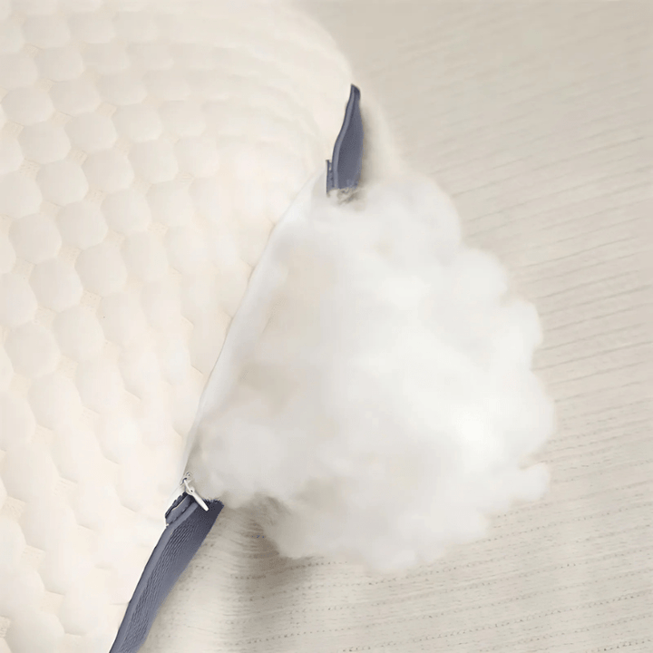 Ergonomic orthopedic pillow provides optimal neck support & back pain relief. Memory foam ensures comfortable sleep aid.