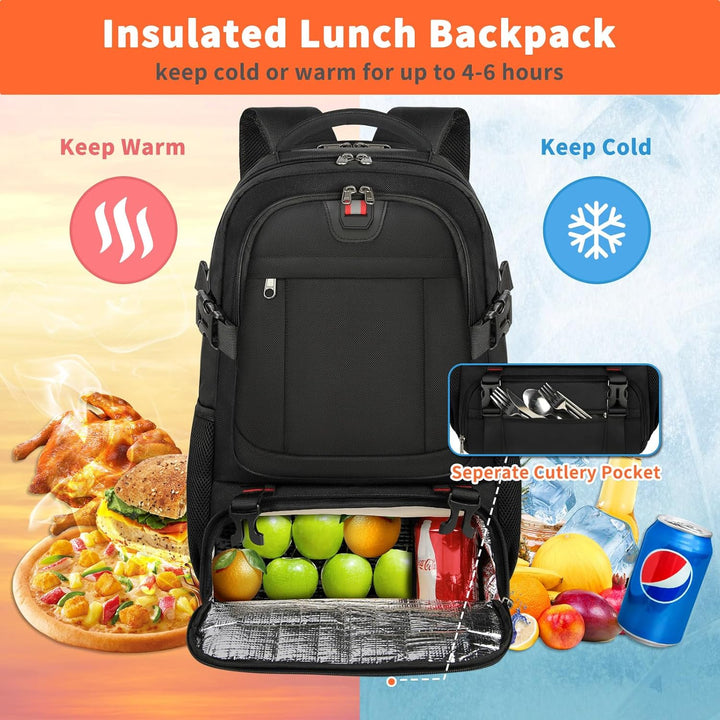 Travel backpack with integrated USB charging port & dedicated laptop sleeve. Perfect for tech-savvy students & commuters.