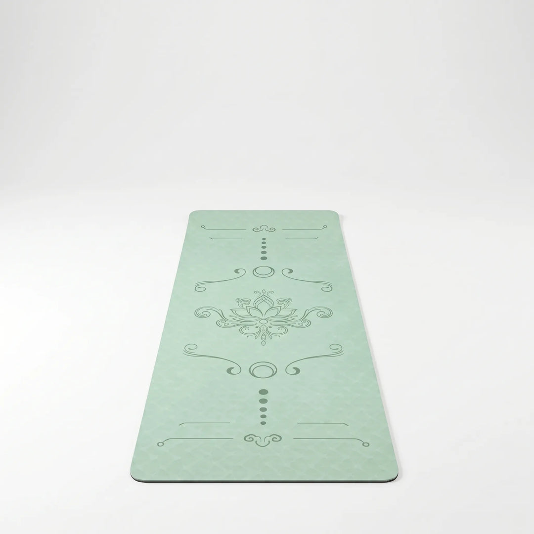 Large, extra-wide yoga mat & Pilates mat, perfect for home workouts. Thick, non-slip design for comfort & safety.