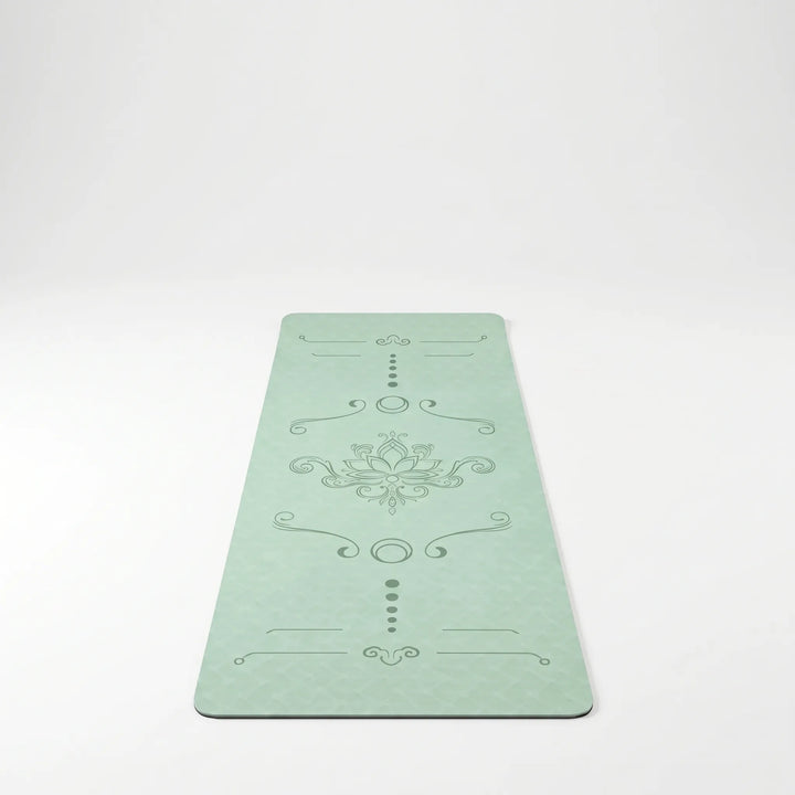 Large, extra-wide yoga mat & Pilates mat, perfect for home workouts. Thick, non-slip design for comfort & safety.