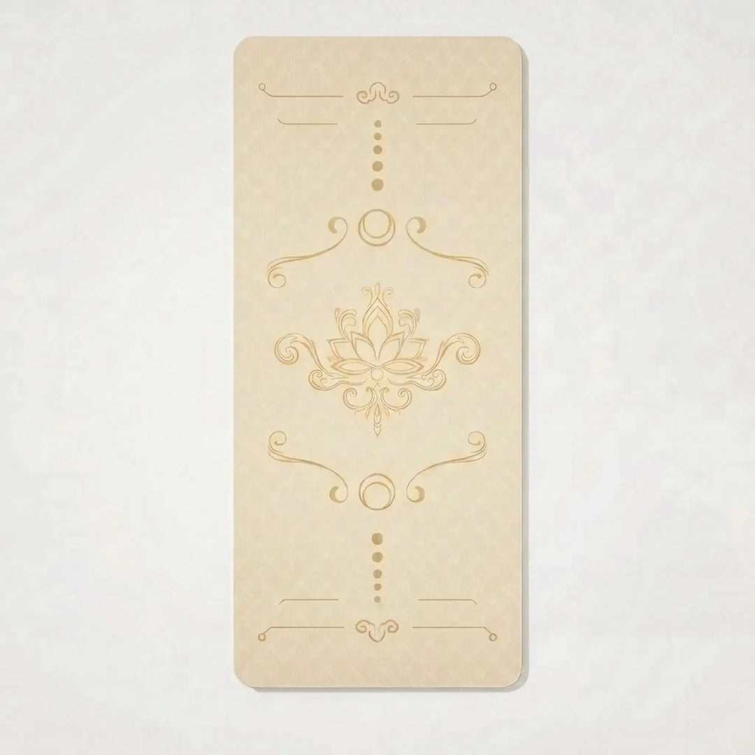 High-performance extra-wide exercise mat for home fitness. Non-slip, thick design ideal for yoga, Pilates & activewear.