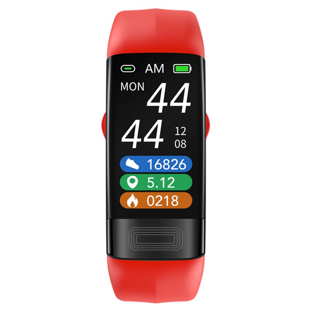 Wearable tech: Unisex smartwatch with blood pressure, EKG, heart rate, and fitness tracking. IP67 waterproof.