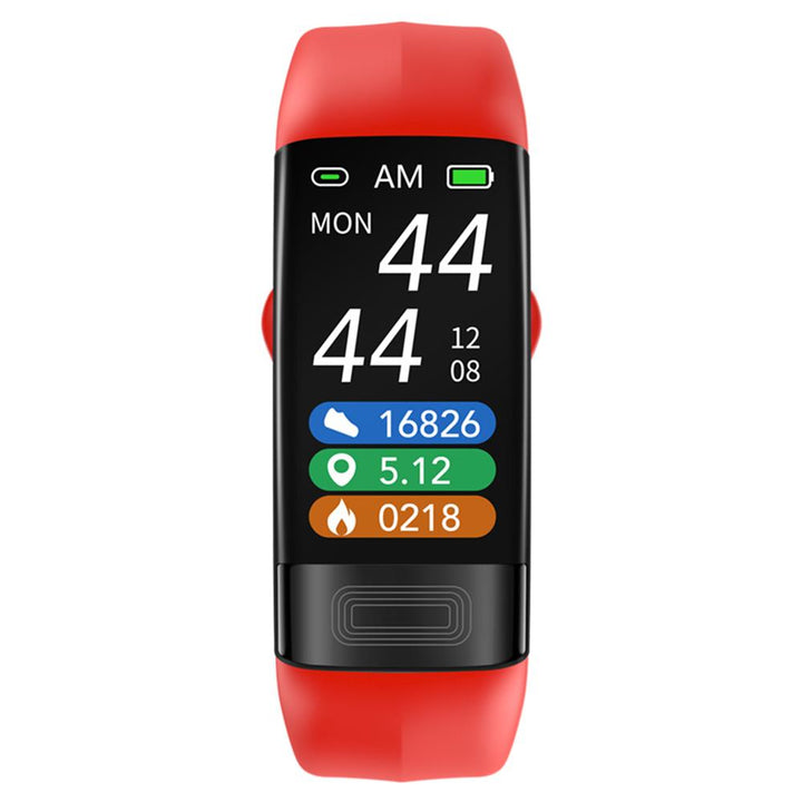 Wearable tech: Unisex smartwatch with blood pressure, EKG, heart rate, and fitness tracking. IP67 waterproof.