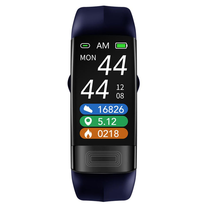 FDA Approved Wrist Blood Pressure & EKG Monitor worn on a wrist, offering continuous health and wellness tracking.