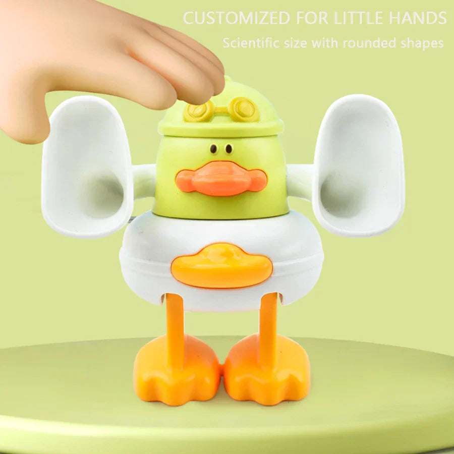 Developmental animal flipping toy, perfect sensory play for young children